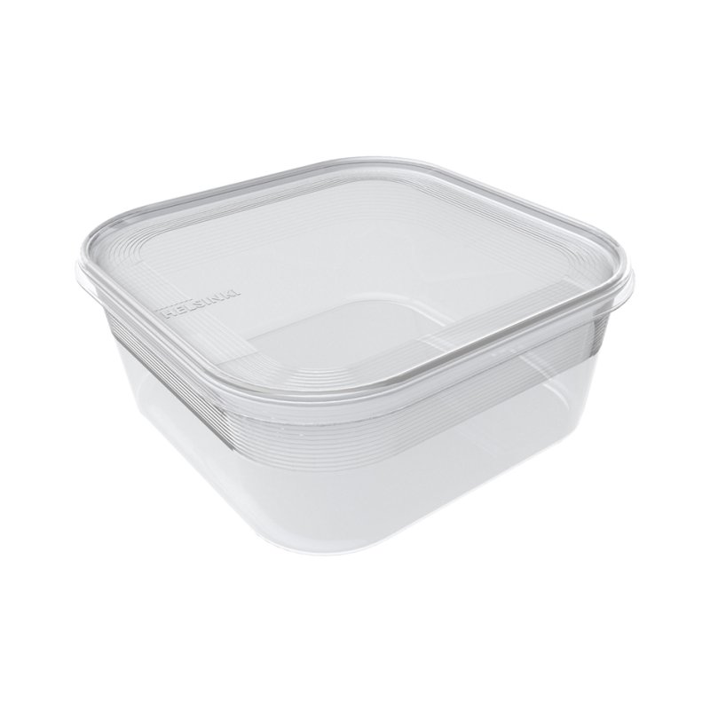 Vierkante diepvriesdoos Helsinki, 0,9 liter